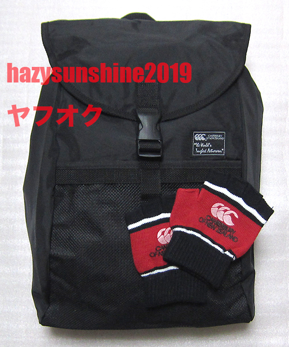 カンタベリー CANTERBURY バックパック ナイロン100% & 手袋 BACKPACK