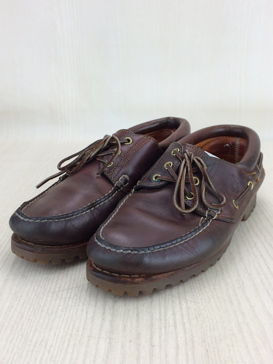 Timberland◇デッキシューズ/28cm/BRW/レザー 【公式通販】