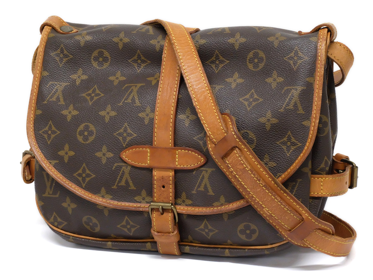 LOUIS VUITTON ルイヴィトン 1円スタート ソミュール30 モノグラム 1円 