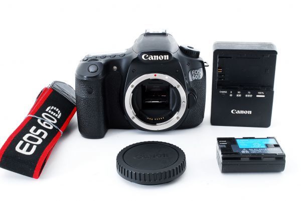 Canon EOS 60D ボディ ストラップ 充電器付き キャノン デジタル一眼