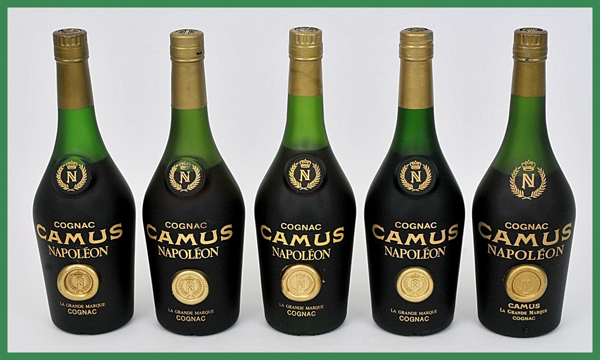 割引通販売 未開栓保管品◇ CAMUS NAPOLEON COGNAC 5本まとめ カミュ