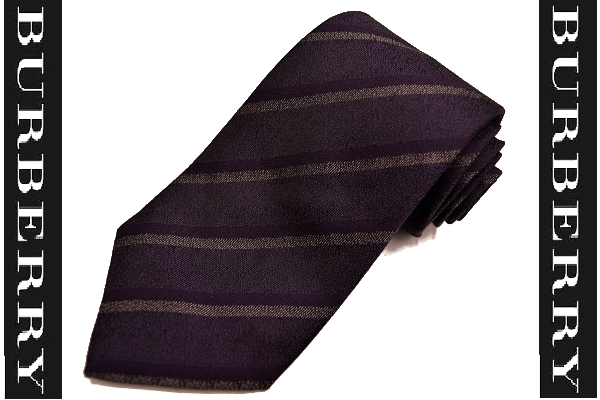 送料無料，セール N-1576 超 BURBERRY LONDON バーバリーロンドン 英国 イングランド製 ロゴ刺繍 レジメンタル 織り生地 シルクネクタイ(ネクタイ)｜売買されたオークション情報、yahooの商品情報をアーカイブ公開 - 服飾小物