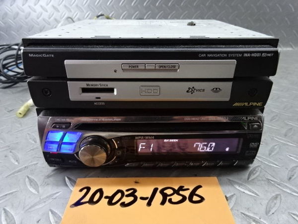 アルパイン HDDナビ ALPINE DVD HD55 CD VIE-X077 | IVA-D310J セット 