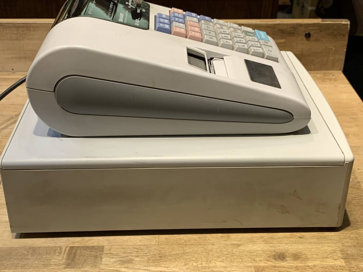 SHARP 電子レジスター XE-A20 シャープ 小型 店舗用品 動作確認済み