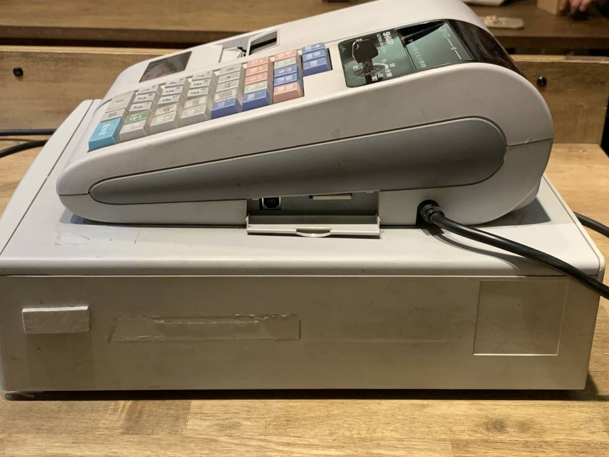 SHARP 電子レジスター XE-A20 シャープ 小型 店舗用品 動作確認済み