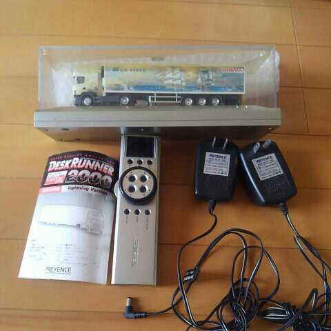 KEYENCE キーエンス RC ミニトレーラー デスクランナー2000 1/87