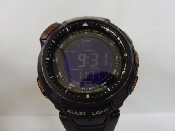CASIO PRO TREK カシオ プロトレック PRG-110CJ タフソーラー パープル