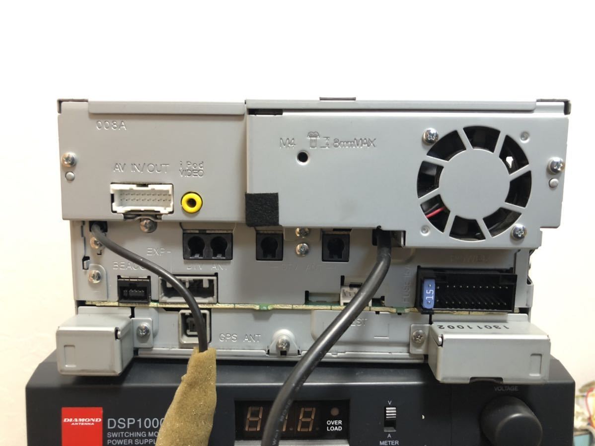ジャンク品◇KENWOOD ケンウッド フルセグ メモリーナビ DVD MDV-535DT