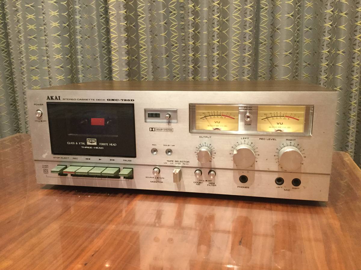 数量値引き ☆ジャンク品☆カセットデッキ GXC-725D AKAI アカイ