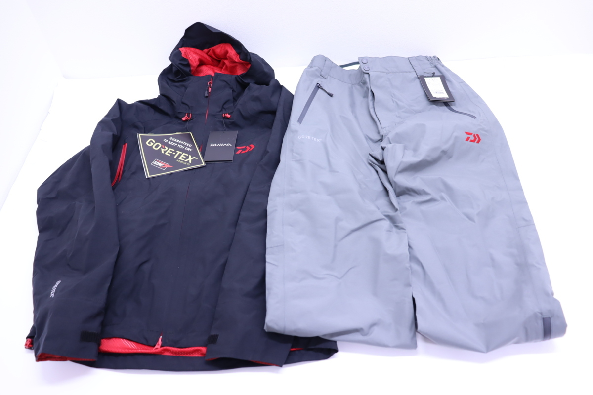 限定セール，低価 ダイワ レインウェア ゴアテックス プロダクト レインスーツ DR-1607 品(フィッシングスーツ)｜売買されたオークション情報、yahooの商品情報をアーカイブ公開 - オークファン フィッシングスーツ