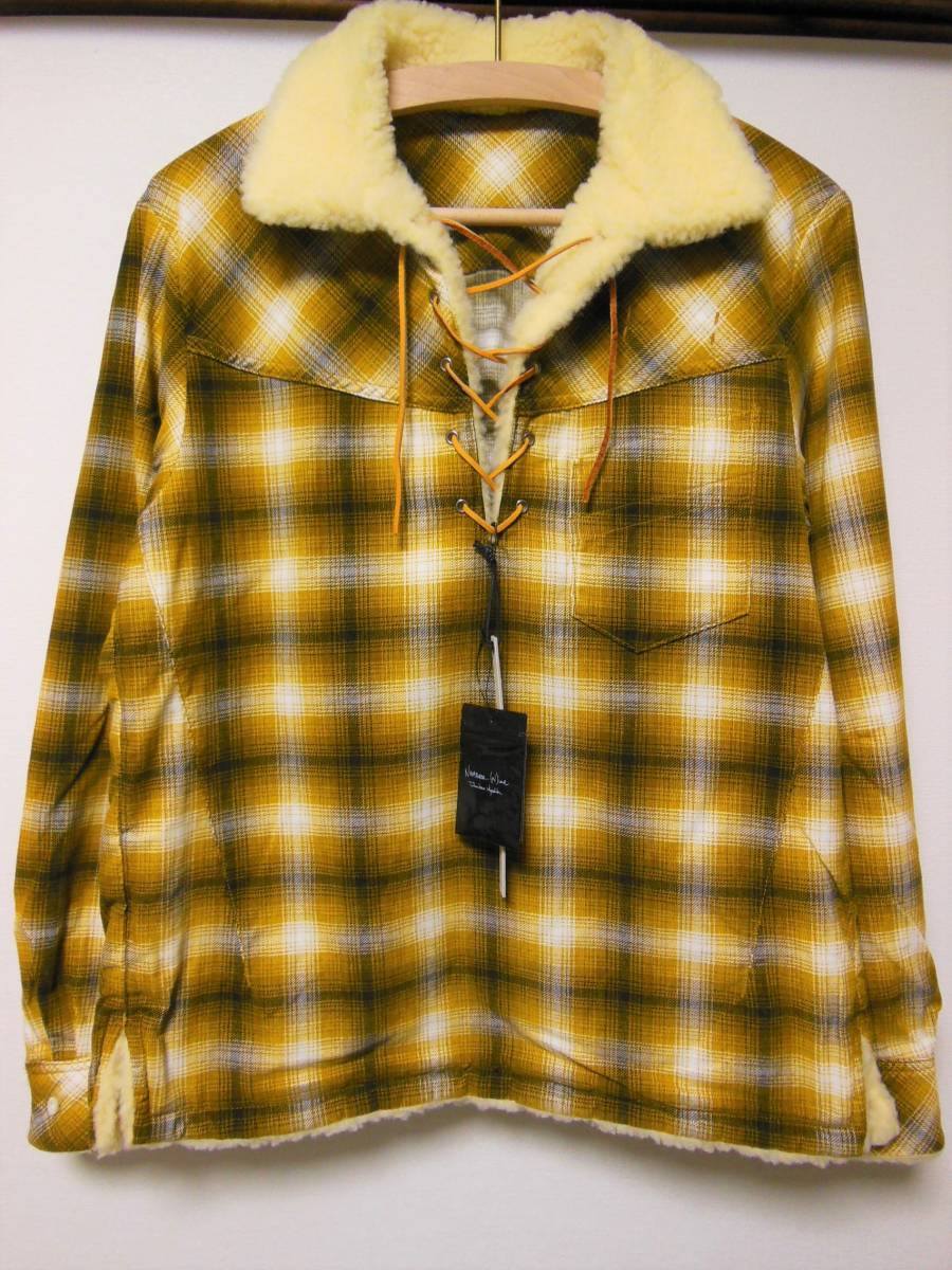 【品質保証，高品質】 タグ付き 09AW ナンバーナイン NUMBER NINE チェック ボアネルシャツ ネルシャツ イエロー キムタク着(長袖シャツ)｜売買されたオークション情報、yahooの商品情報をアーカイブ公開 - オークファ 男性用