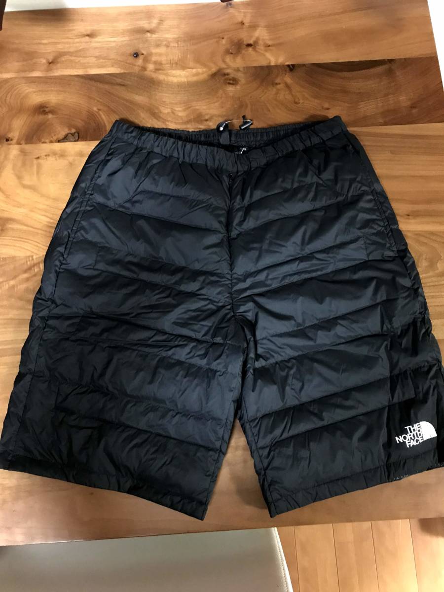 【お買い得，人気】 ノースフェイス インサレーションショーツ ダウンショーツ サンダーショーツ 袋付き サイズＬ the north face ブラック(ショート、ハーフ)｜売買されたオークション情報、yahooの商品情報をアー 男性用
