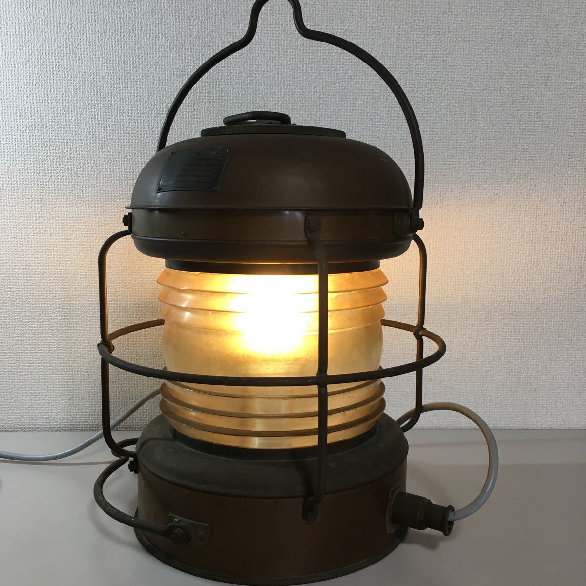 ★中古品　 日本船燈株式会社 ホワイト ライト WHITE LIGHT ヴィンテージ レトロ ★