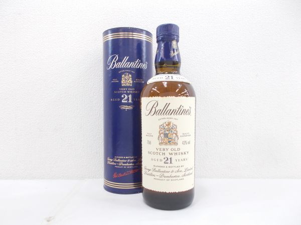 21年 バランタイン ベリーオールド years ballantine's OLD 古酒 Ballantine's バランタイン 21年 VERY OLD ベリー オールド 青ラベル 青筒 SCOTCH スコッチ ウイスキー 700ml 43% 未開栓 T9307A-S