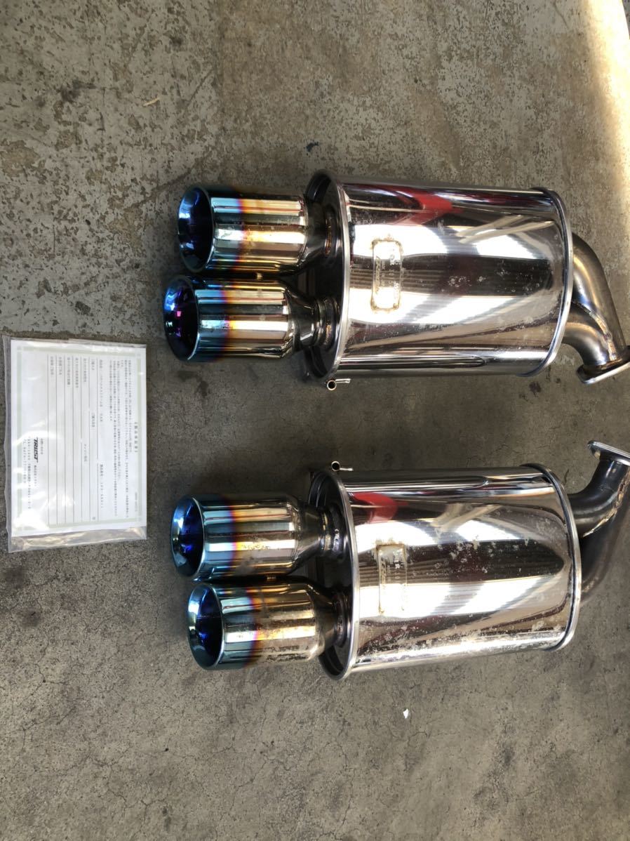 トラスト パワーエクストリームR VAB WRX STI 用 マフラー中古品美品