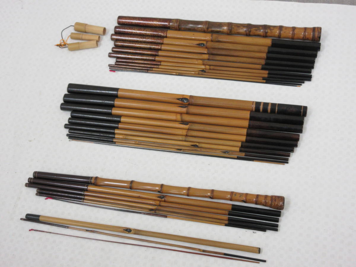 新作登場，定番人気 たなご竿 和竿 2.42m 11本継 1.50ｍ位 3本セット @2-136(淡水)｜売買されたオークション情報、yahooの商品情報をアーカイブ公開 - オークファン その他