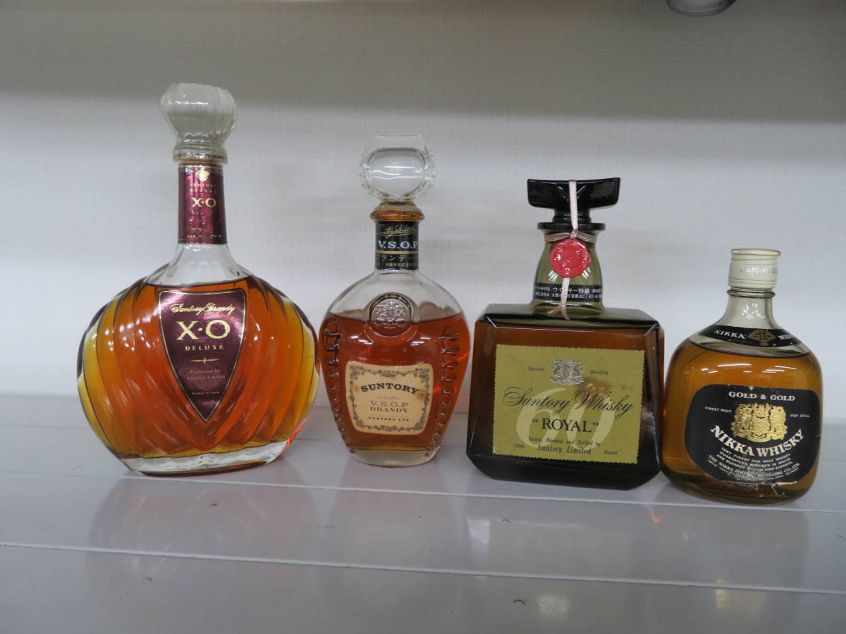 お買い得 448 SUNTORY/サントリー ROYAL/VSOP/XO NIKKA 4本セット(セット、詰め合わせ)｜売買されたオークション情報、yahooの商品情報をアーカイブ公開 - オークファン セット、詰め合わせ
