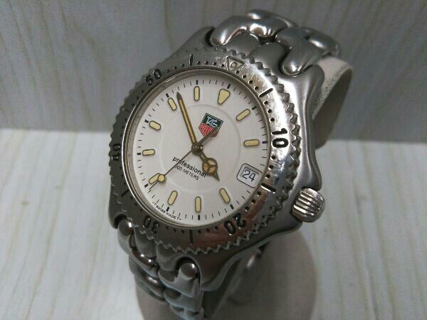 TAG HEUER】 タグホイヤー WG1112-0 クォーツ 腕時計 200m 傷有り 電池