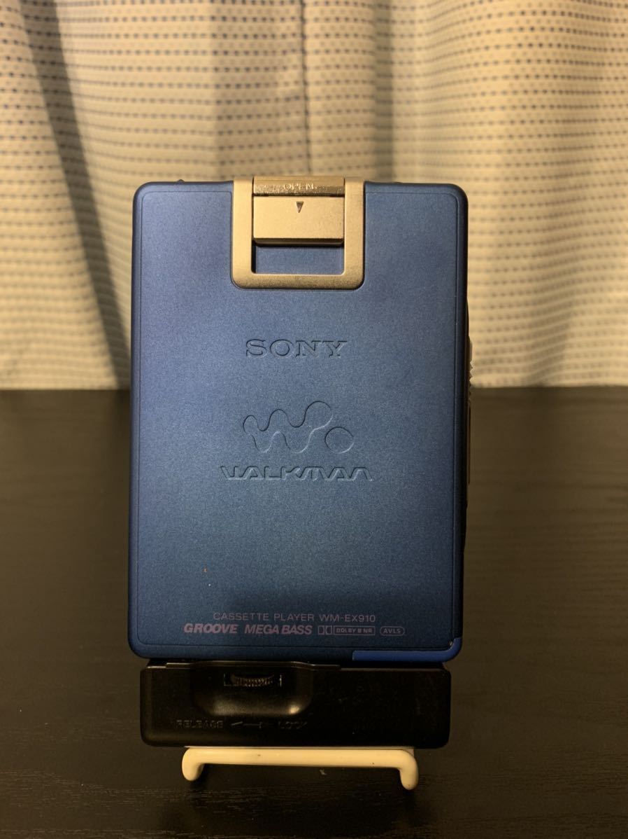 日本販売 SONY/ソニー/WALKMAN/WM-EX910/カセットウォークマン/ブルー