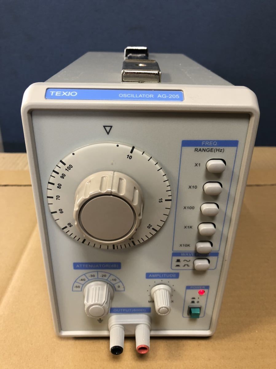低周波発振器 AG-205 - ⁄ TEXIO テクシオ KENWOOD オシレーター
