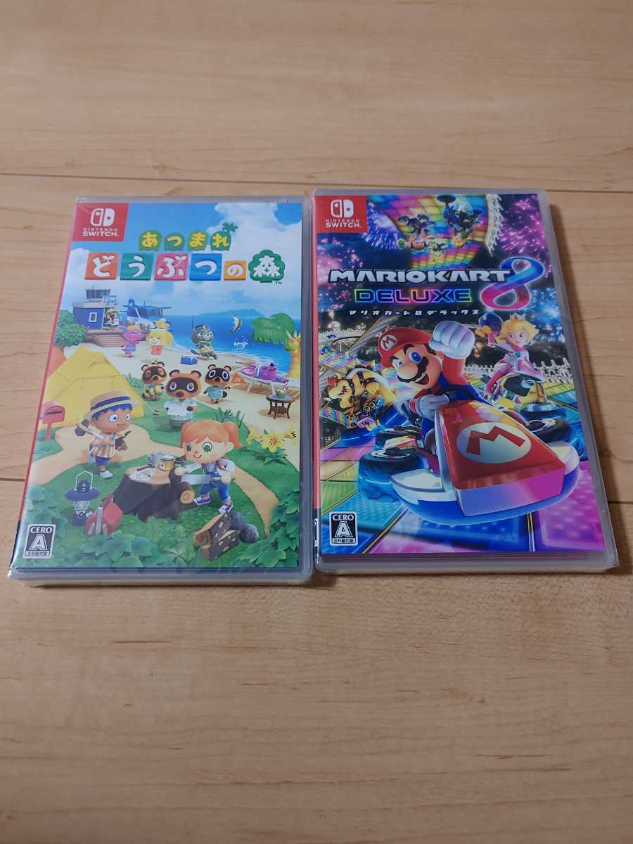 新品未開封品 ニンテンドースイッチ あつまれどうぶつの森、マリオ