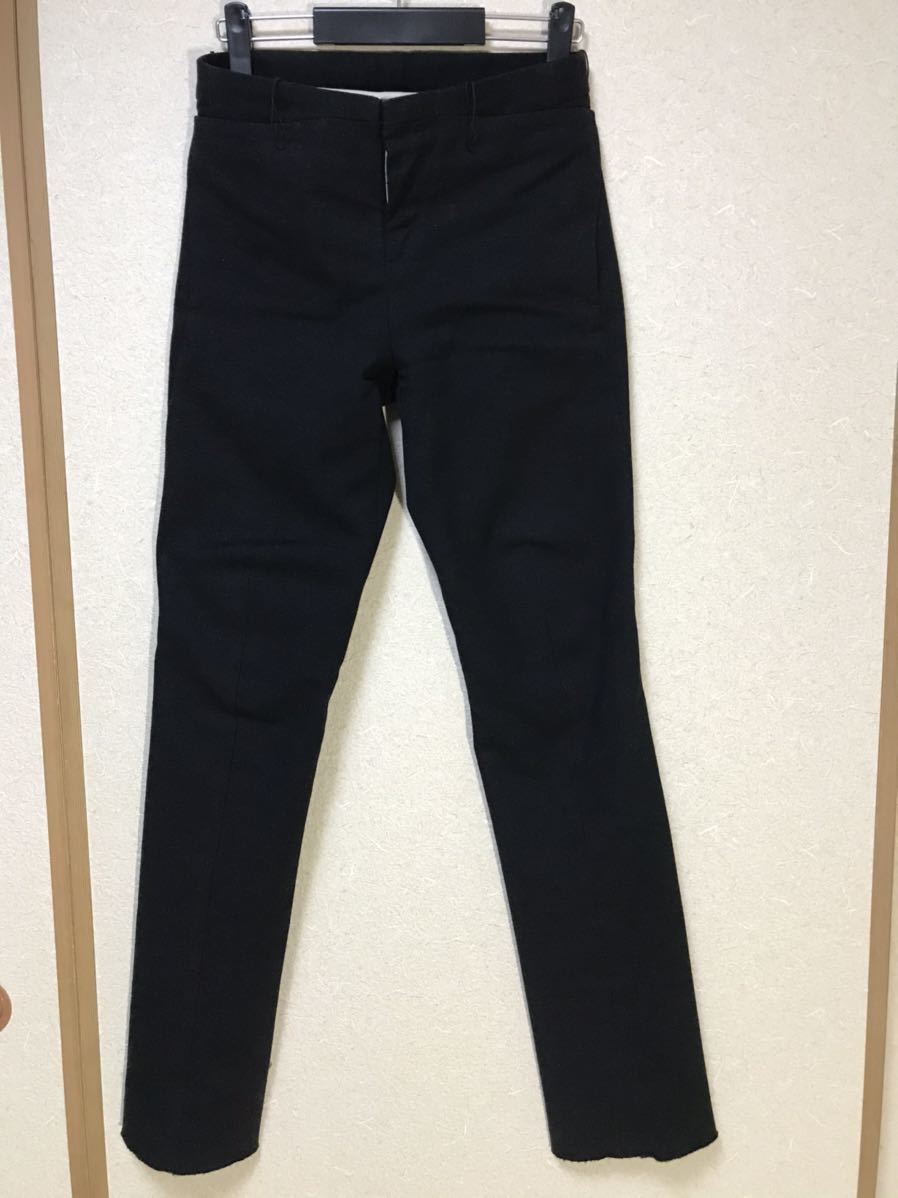 individual sentiments 裾ZIP混紡立体パンツ 定価5.7万 美品 13AW