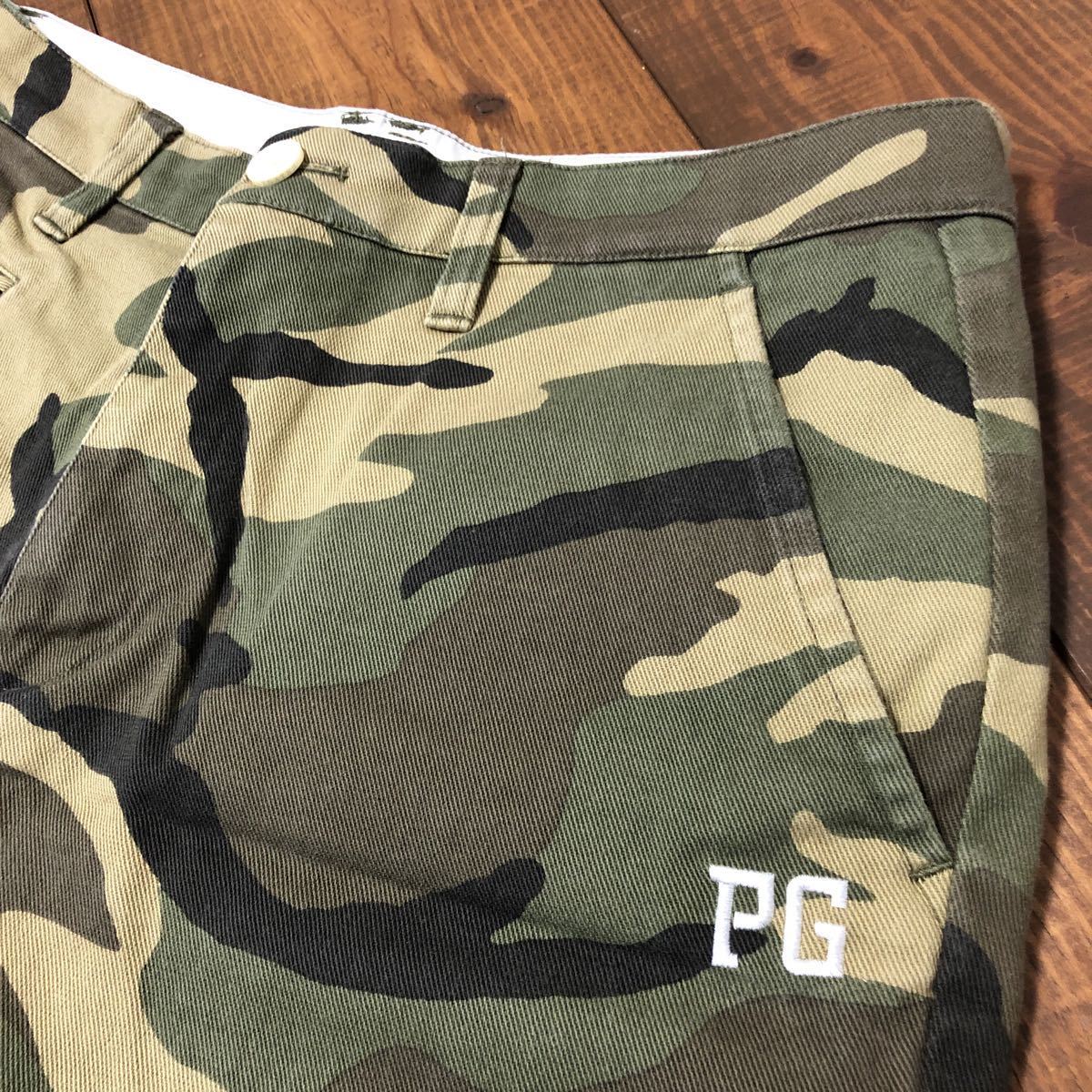 【美品サイズ4】パーリーゲイツ 総柄 ショートパンツ カモフラ パーリーゲイツ ショートパンツ カモフラ 迷彩 4 5 【公式通販】