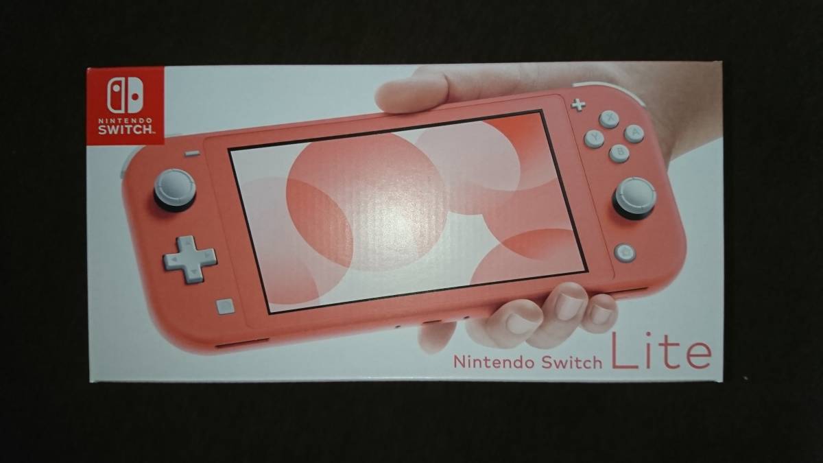 Switch Lite Nintendo コーラル 保証書付き 本体 ピンク スイッチ