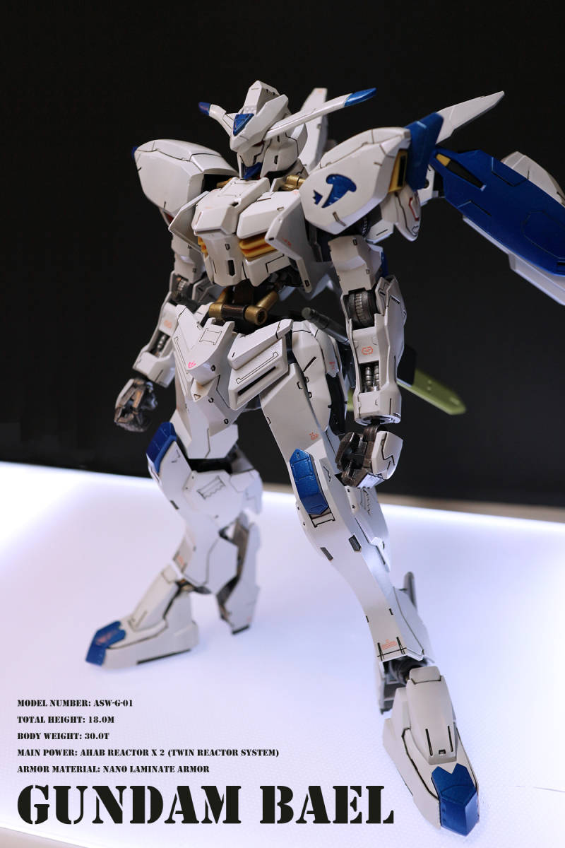 ☆1/100 FM ガンダムバエル 塗装改造完成品 FMガンダムバエル全塗装