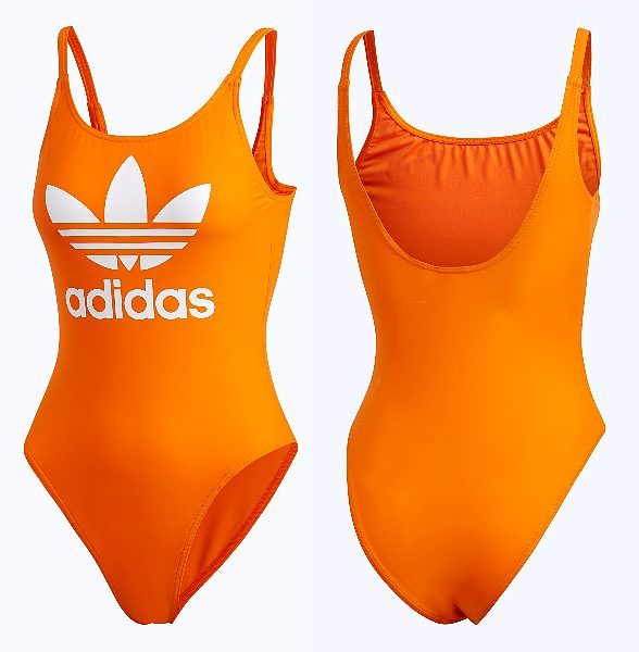 低価，得価 アディダス adidas トレフォイル ワンピース 水着 オレンジ OTサイズ 格安SALE(ワンピース)｜売買されたオークション情報、yahooの商品情報をアーカイブ公開 - オークファン 女性用