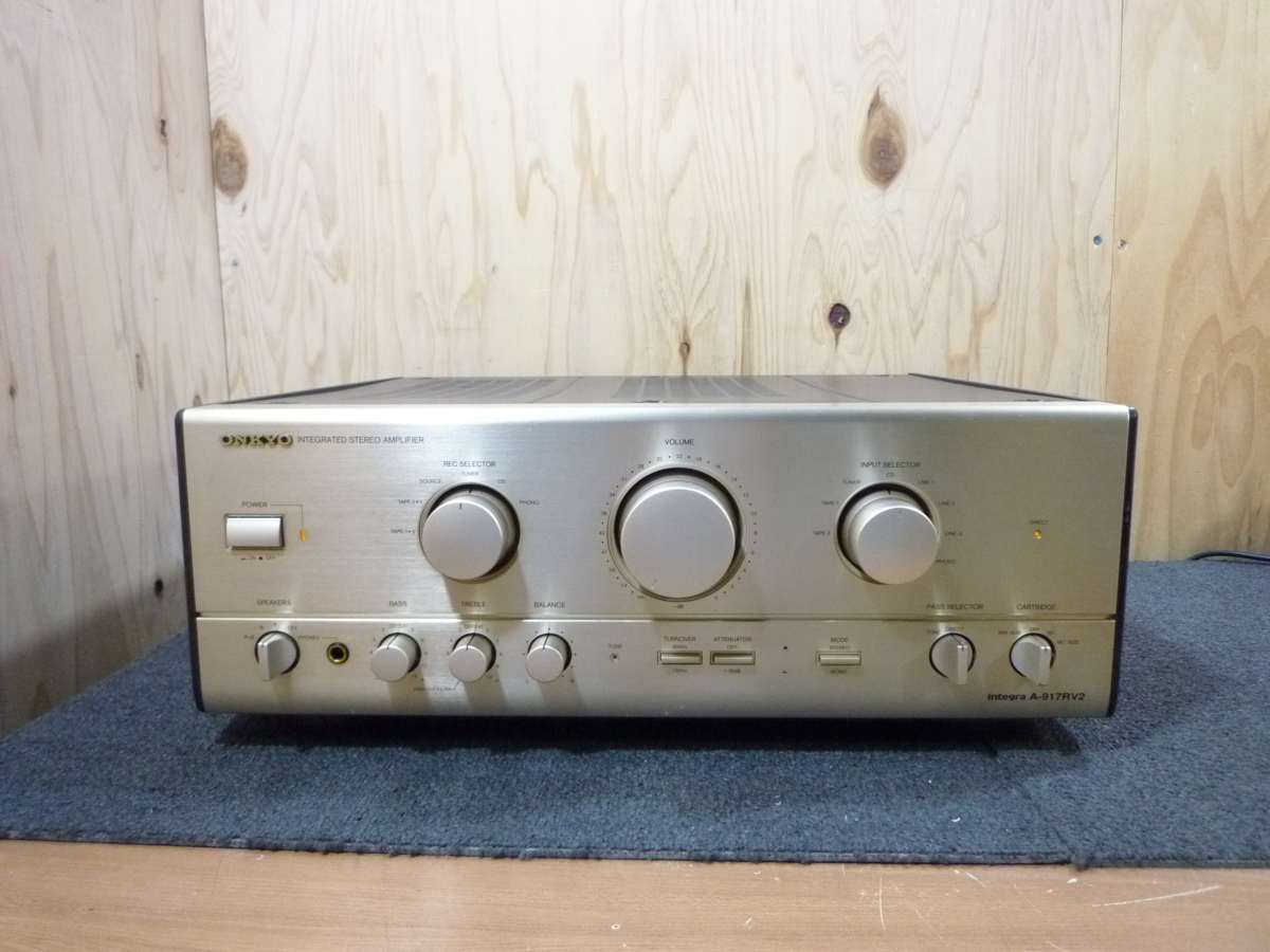 動作良好 ONKYO / Integra A-917RV2 プリメインアンプ 動作良好 ONKYO