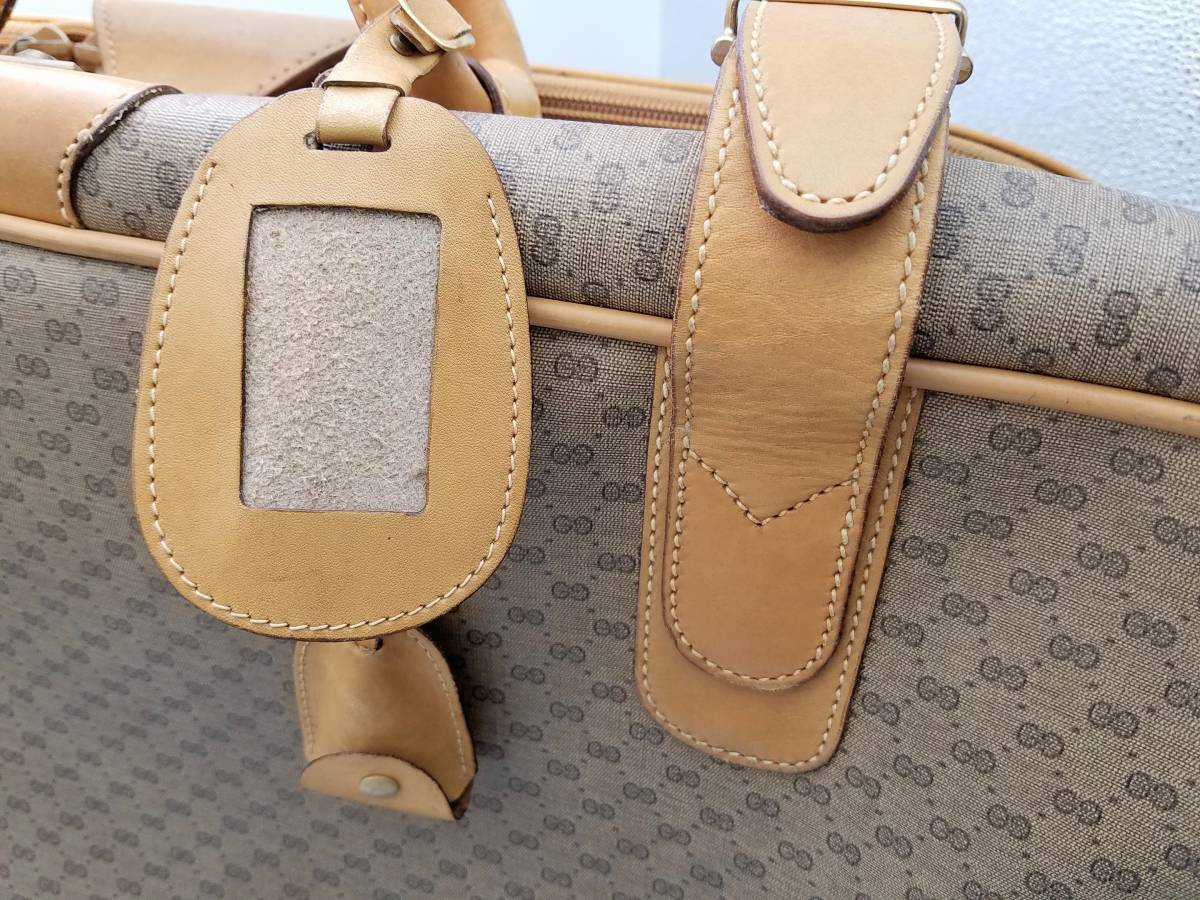 1円~☆ヴィンテージ GUCCI オールドグッチ GGロゴ トランク☆スーツ