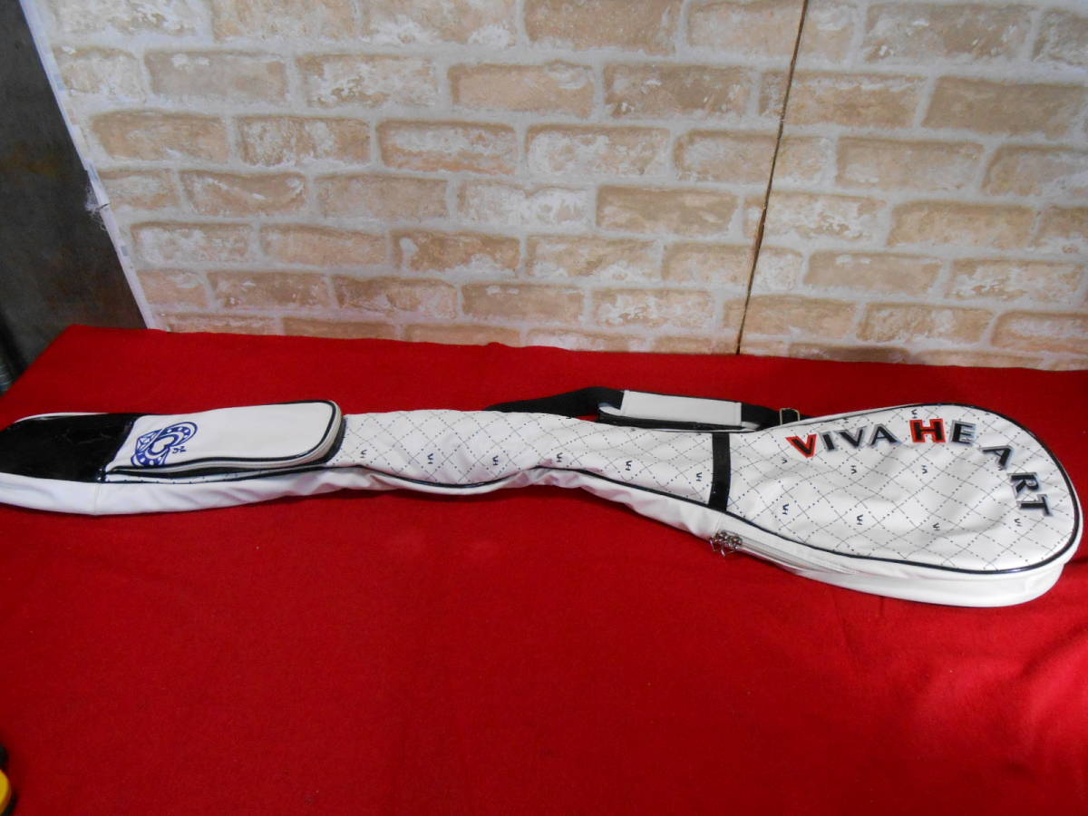 得価，高品質 Ｄ2219 ＶＩＶＡ ＨＥＡＲＴ ビバハート ゴルフクラブケース キャリーバッグ ゴルフバッグ 白 オシャレ キレイ 120Ｓ(クラブケース)｜売買されたオークション情報、yahooの商品情報をアーカイ クラブケース