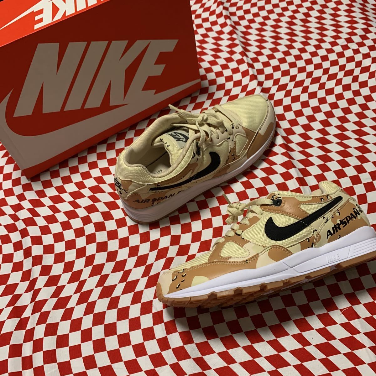 最新作，本物保証 正規品 NIKE ナイキ AIR SPANⅡ PRM エア スパン２ プレミアム 迷彩 カモ メンズ スニーカー サイズ27cm US9箱付(27.0cm)｜売買されたオークション情報、yahooの商品情報をアーカイブ公開 - オークファ 27.0cm