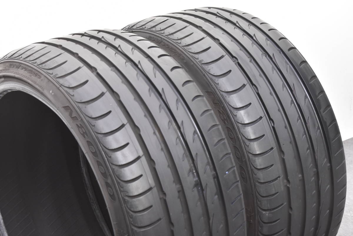  8分山 255/30ZR19 2本 ネクセン N8000 255/30R19 レクサス IS GS クラウン マークX セルシオ フーガ スカイライン BMW 1シリーズ(中古品)｜売買されたオークション情報、yahooの商品情報をアーカイブ公開 19インチ
