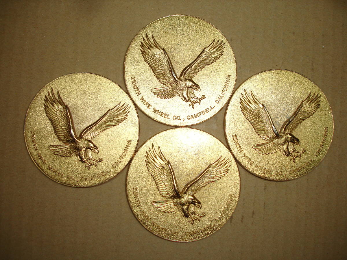 ZENITH ゼニス CAMPBELL CALIFORNIA イーグルチップ4枚set ゴールド 
