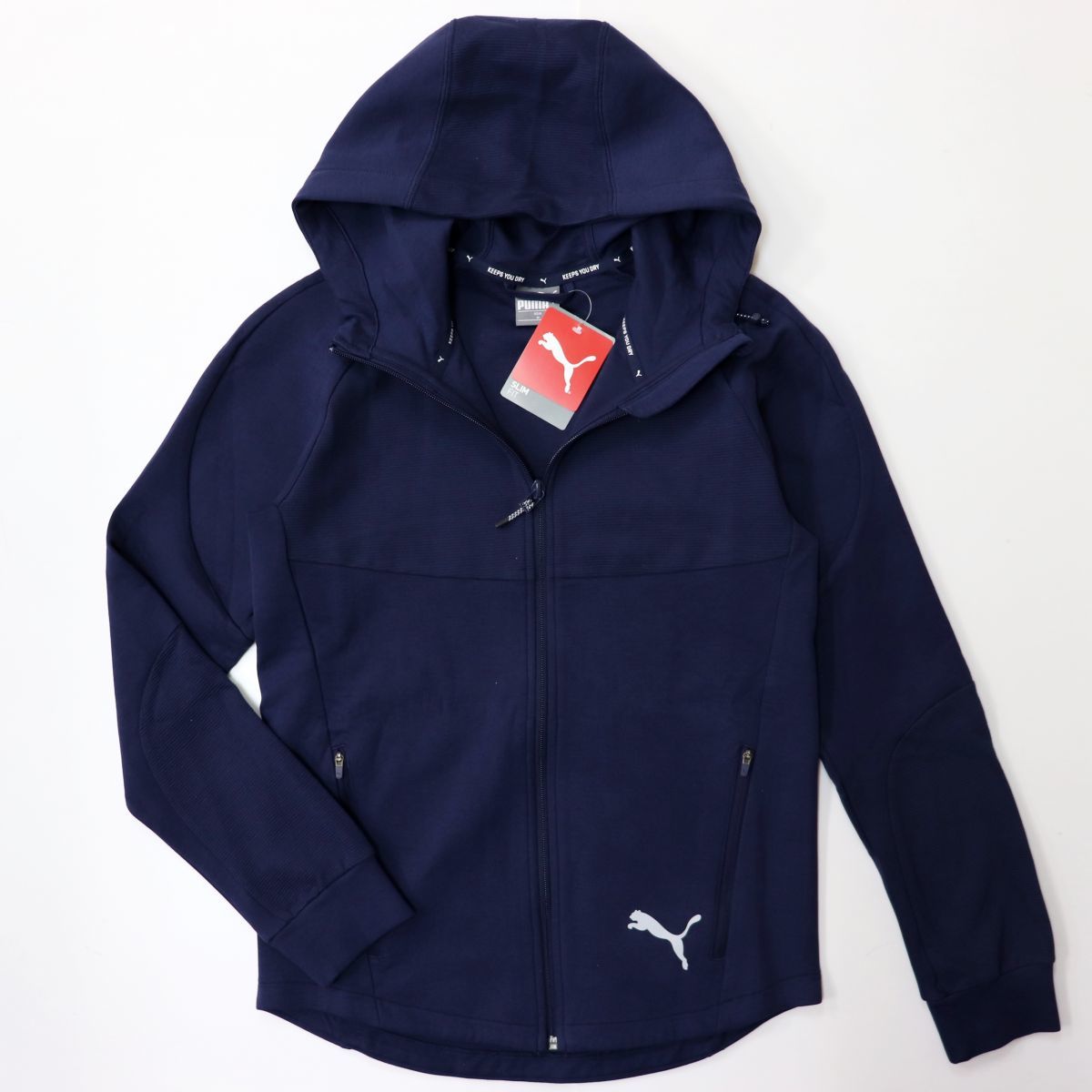  プーマ PUMA メンズ 吸水速乾 ドライ ストレッチ スウェット フーディ ジャケット 紺 Lサイズ 581093-06-L 二 QWER(スウェット)｜売買されたオークション情報、yahooの商品情報をアーカイブ公開 - オ スウェット