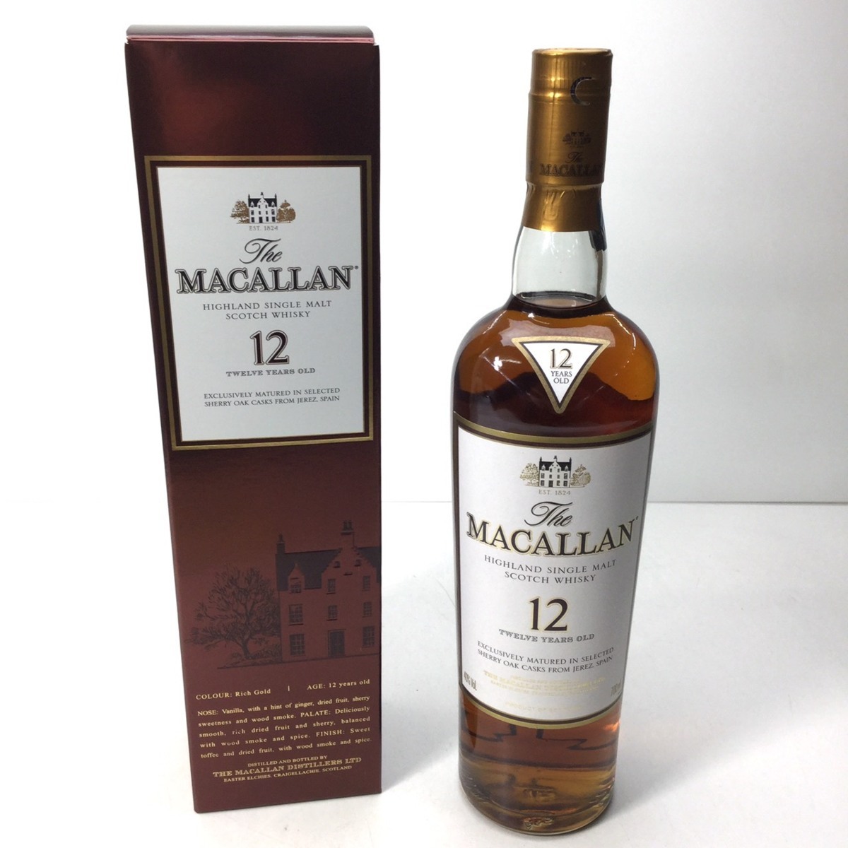  未開栓 マッカラン 12年 シェリーオークカスク 旧ボトル 箱付 700ml 40％ RM-15-3-200410-A(ハイランド)｜売買されたオークション情報、yahooの商品情報をアーカイブ公開 - オークファン シングルモルト