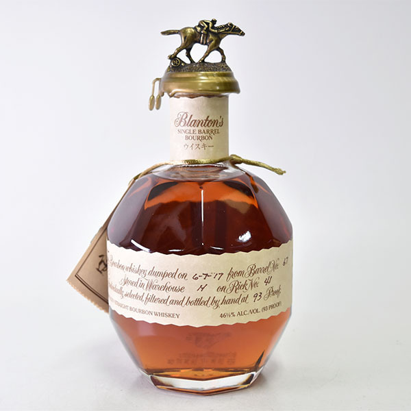 1円～◇古酒◇ブラントン シングルバレル 2017年 ＊箱 巾着付 750ml