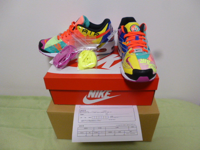マルチカラー【27.5】 国内正規品・完備・新品 BV7406-001 NIKE AIR MAX2 LIGHT QS atmos メンズ ナイキ エアマックス2 ライト アトモス