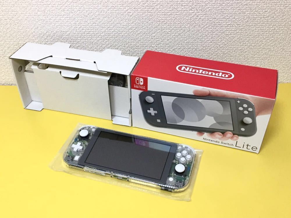 新品改造 スケルトン Switch Lite 本体 クリアカスタム レアカラー