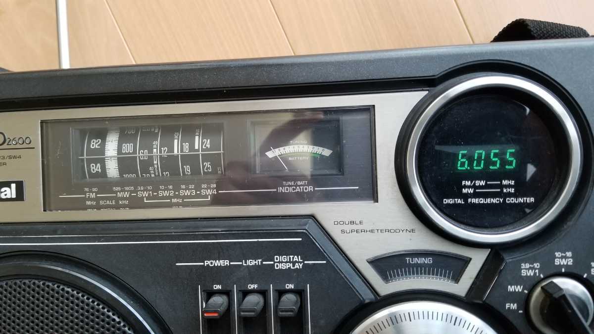 RF-2600 PROCEED ナショナル National 0 6バンドBCLラジオ FM⁄MW⁄SW1～4