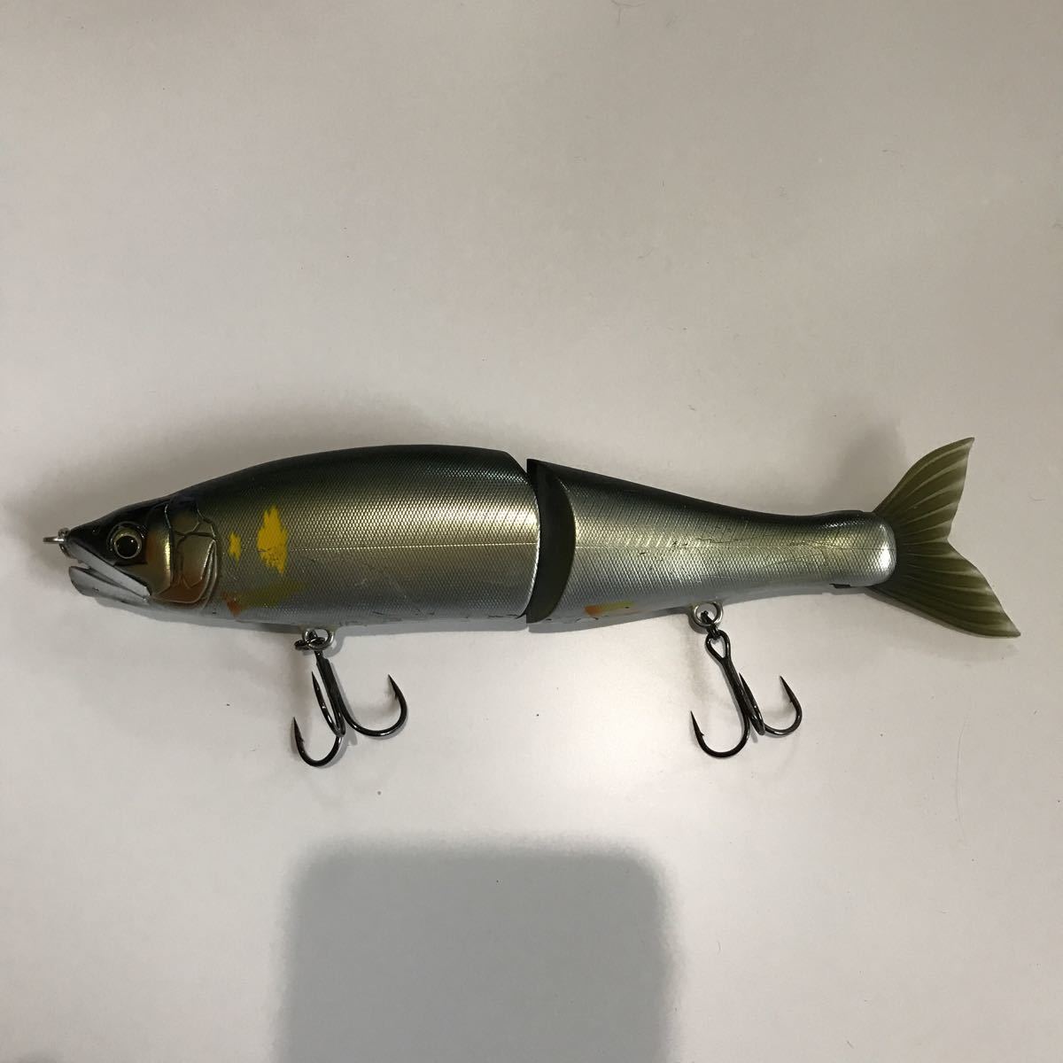 【低価，100%新品】 ガンクラフト ジョインテッドクローマグナム 修正跡ありジャンク扱い(ビッグベイト)｜売買されたオークション情報、yahooの商品情報をアーカイブ公開 - オークファン 淡水