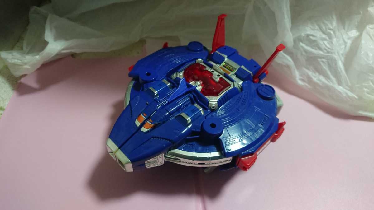 電磁戦隊メガレンジャー 電磁合体 DXギャラクシーメガ 武器なし 取説、箱なし 動作OK 中古品