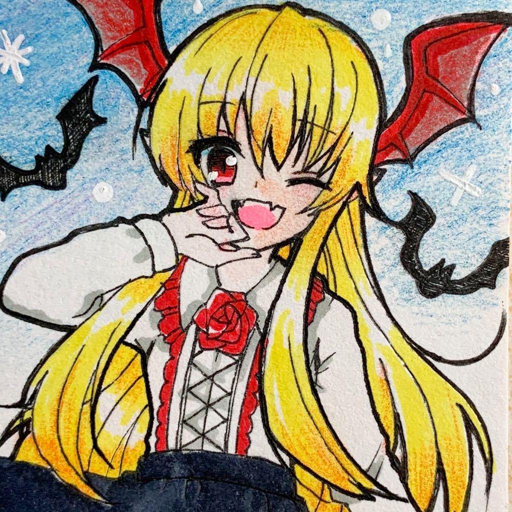 手描きイラスト ヴァンピィ グラブル 手描きイラスト 売買されたオークション情報 Yahooの商品情報をアーカイブ公開 オークファン Aucfan Com