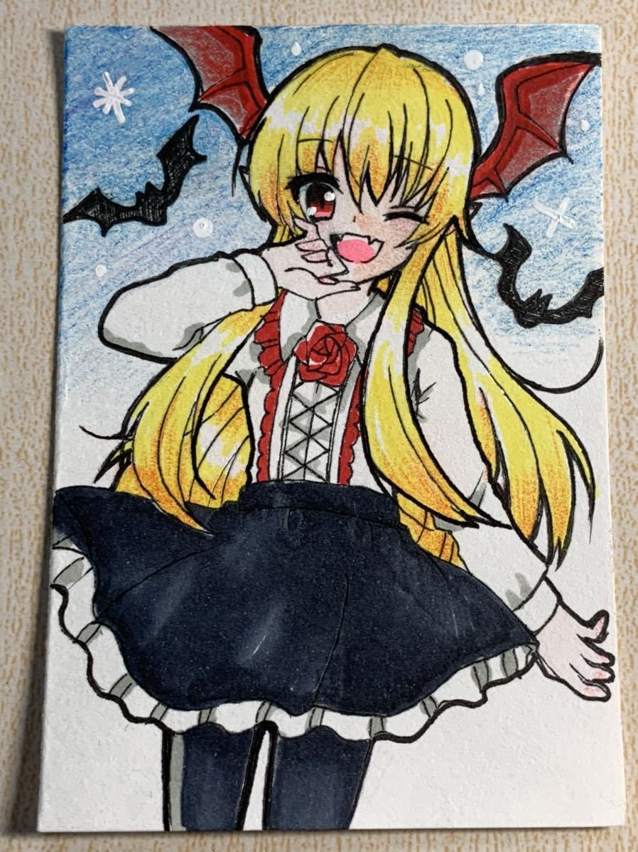 手描きイラスト ヴァンピィ グラブル 手描きイラスト 売買されたオークション情報 Yahooの商品情報をアーカイブ公開 オークファン Aucfan Com