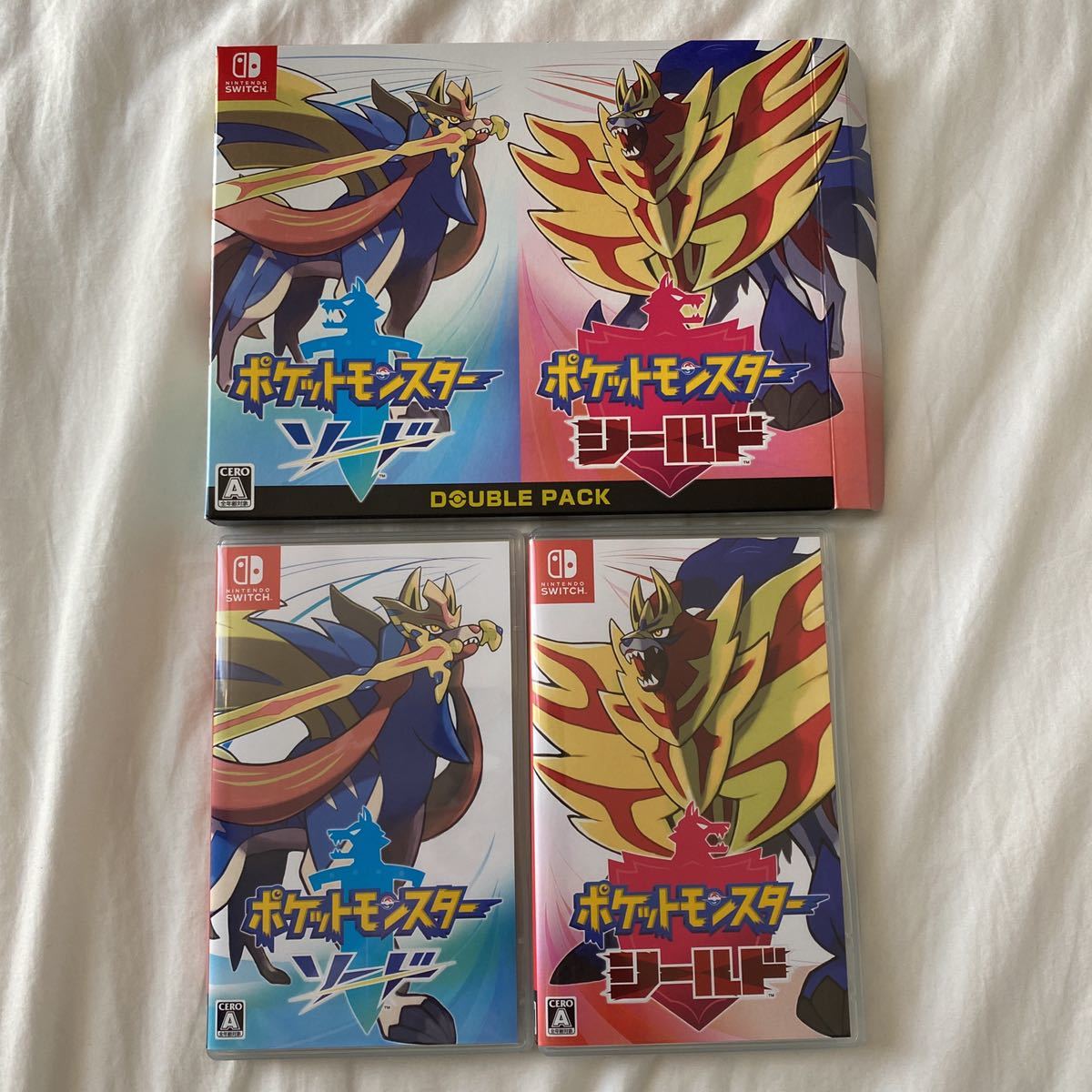 Switchソフト ポケットモンスター ソード・シールド ダブルパック 【美