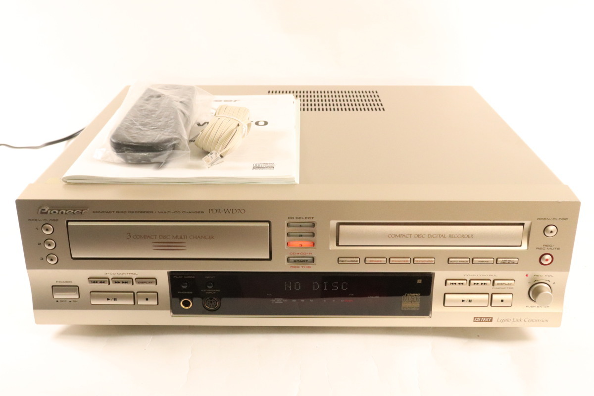 パイオニア PDR-WD70 Pioneer CDレコーダー - CDチェンジャー CD‐R⁄RW
