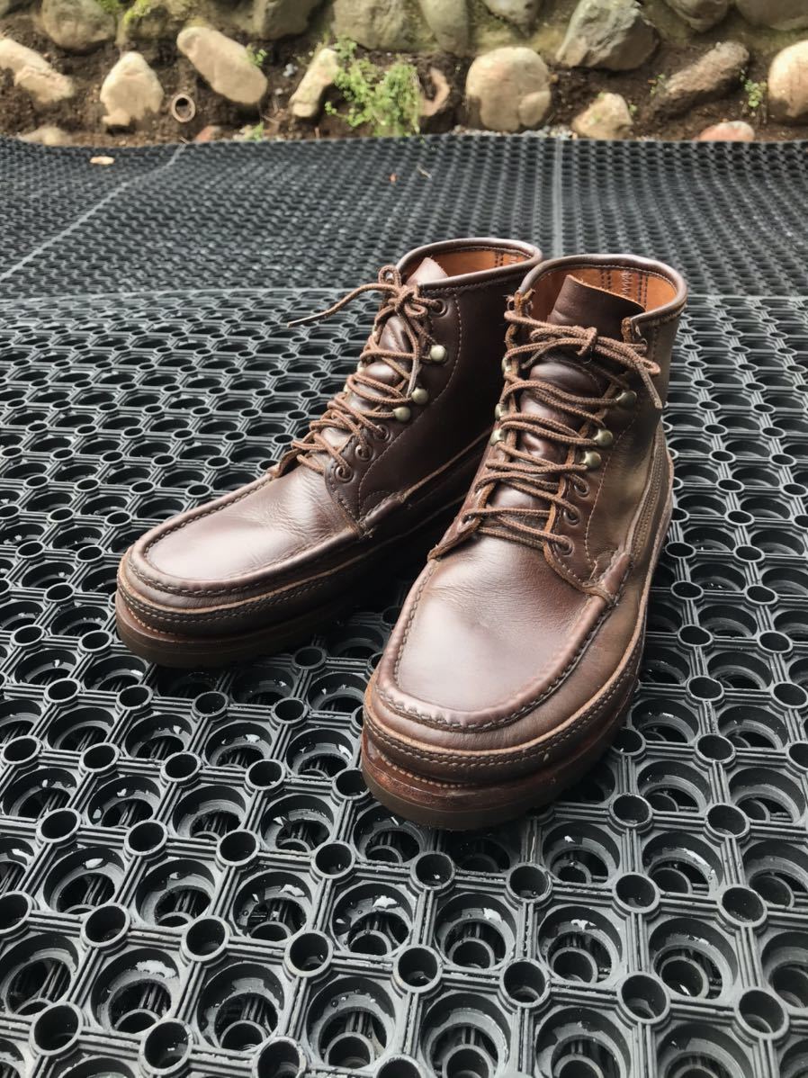ラッセルモカシンRUSSELL MOCCASIN トリプルヴァンプ ラッセルモカシン 個人別注トリプルヴァンプ8EE バードシューター