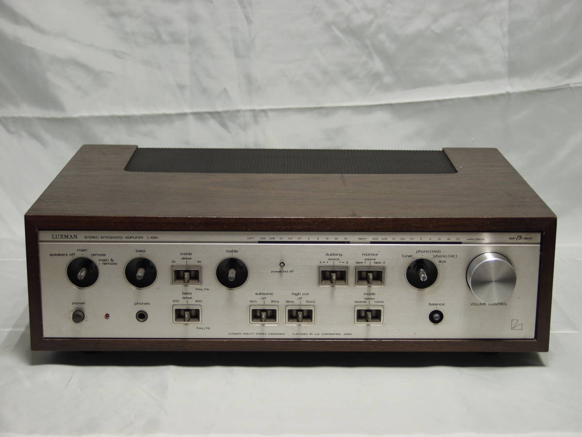 LUXMAN L-48A プリメインアンプ ラックスマン ※ジャンク品 Yahoo